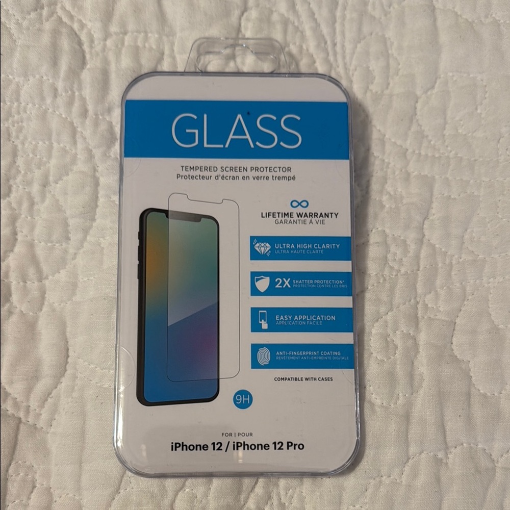 Case-Mate Tempered Glass Screen Protector-New